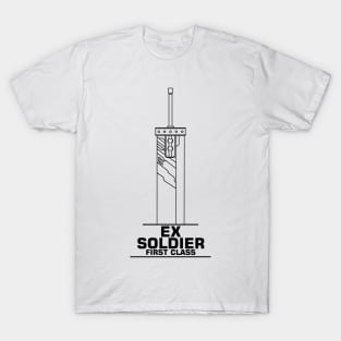 The ex-soldier sword (black) T-Shirt